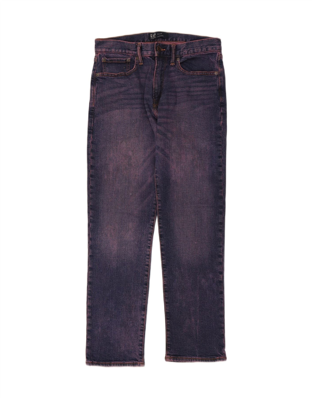 GAP Mens Straight Jeans W29 L30 Purple Cotton