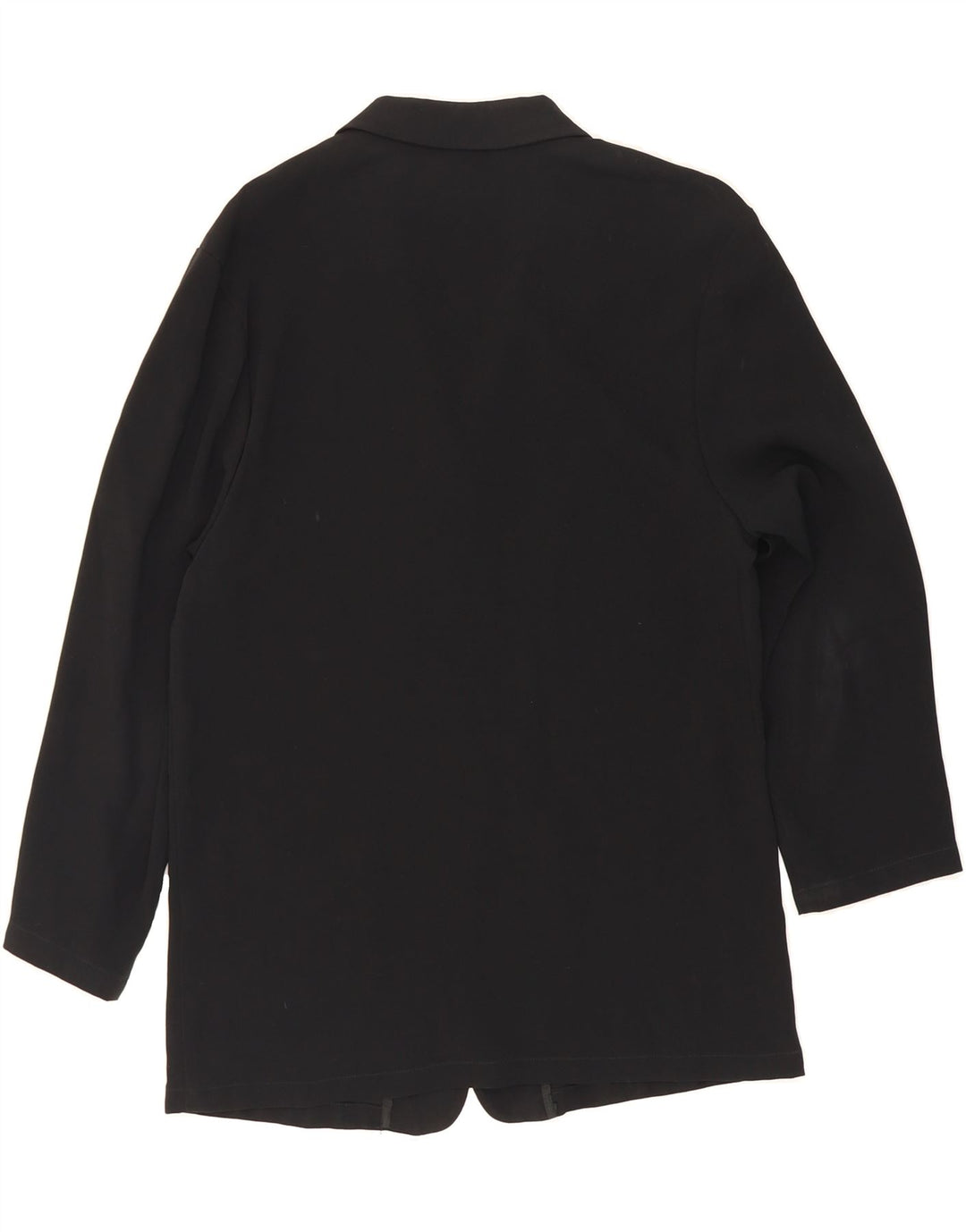 BENETTON Womens 4 Button Blazer Jacket IT 40 Small Black Acetate Vintage Benetton and Second-Hand Benetton from Messina Hembry 