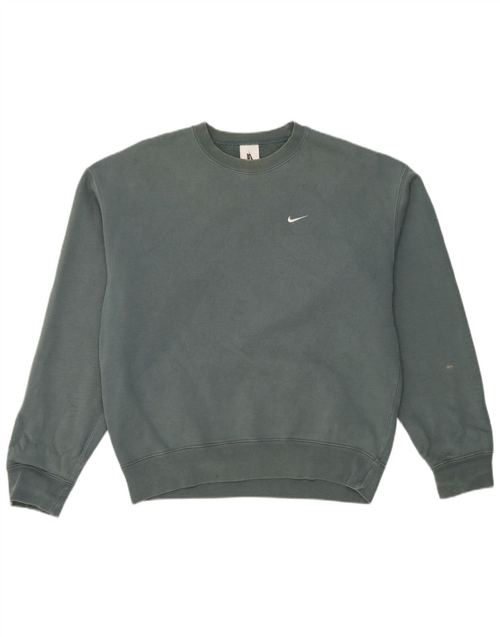 Męska bluza dresowa Nike, mała, niebieska, bawełniana