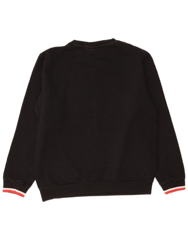 Damski sweter oversize FILA UK 10, mały, czarny, bawełniany
