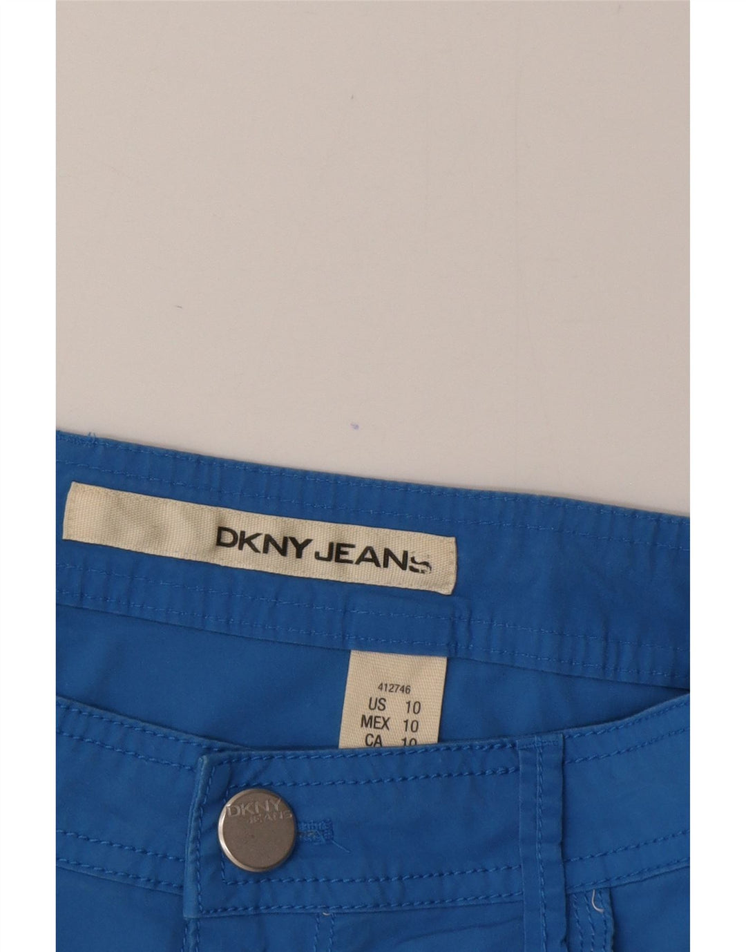 Spodenki damskie Dkny US 10 Large W34, niebieska bawełna