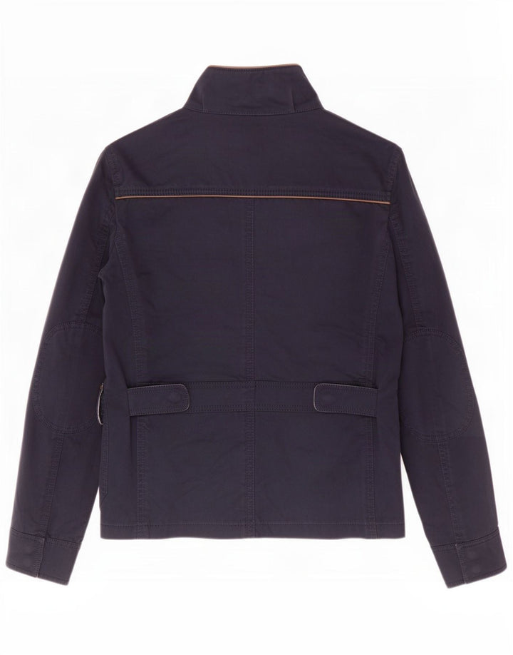 Kurtka damska Massimo Dutti UK 10 mała granatowa bawełniana