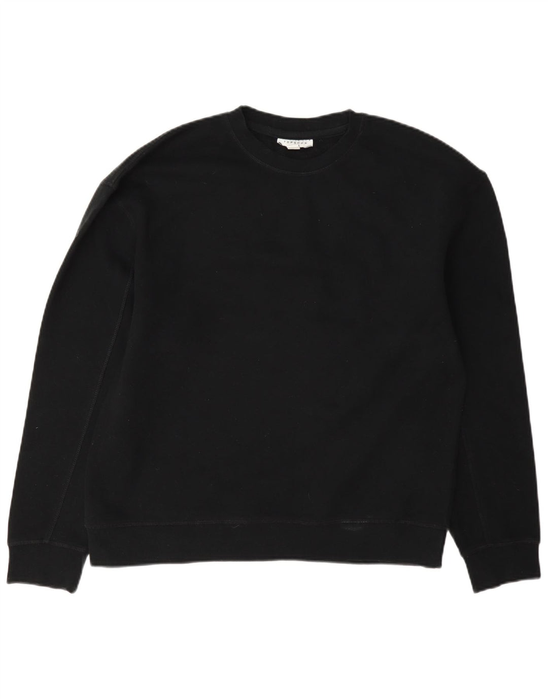 Damski sweter oversize Topshop UK 10, mały, czarny, bawełniany