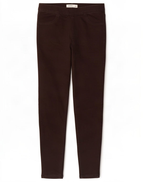 Marks & Spencer Damskie jeansy Jegging UK 8 Small W26 L26 Brązowa bawełna