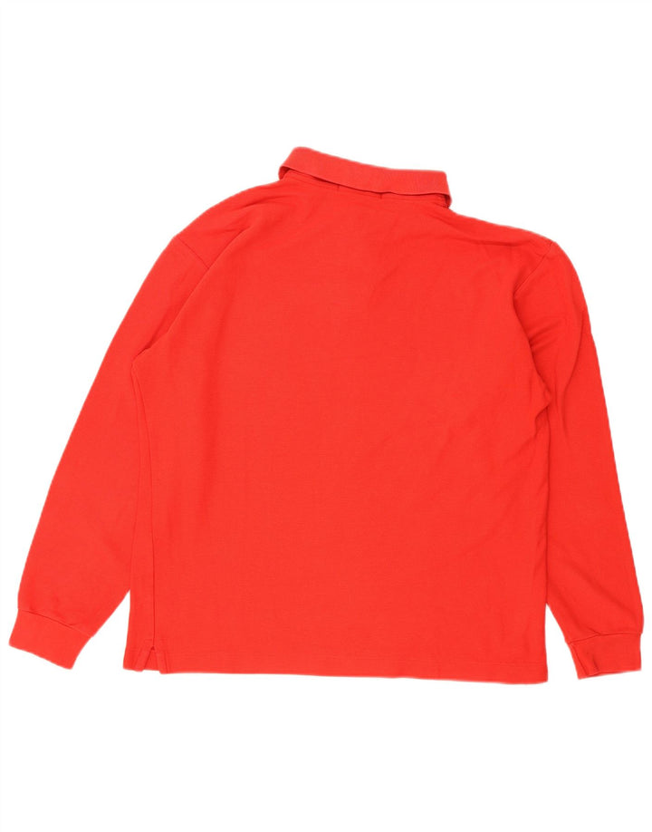 Męska koszulka polo Fila z długim rękawem IT 46 Small Red