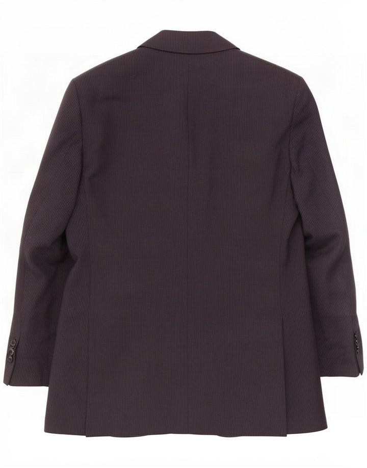 Marks & Spencer Męska marynarka UK 40 Medium Navy Blue Pinstripe