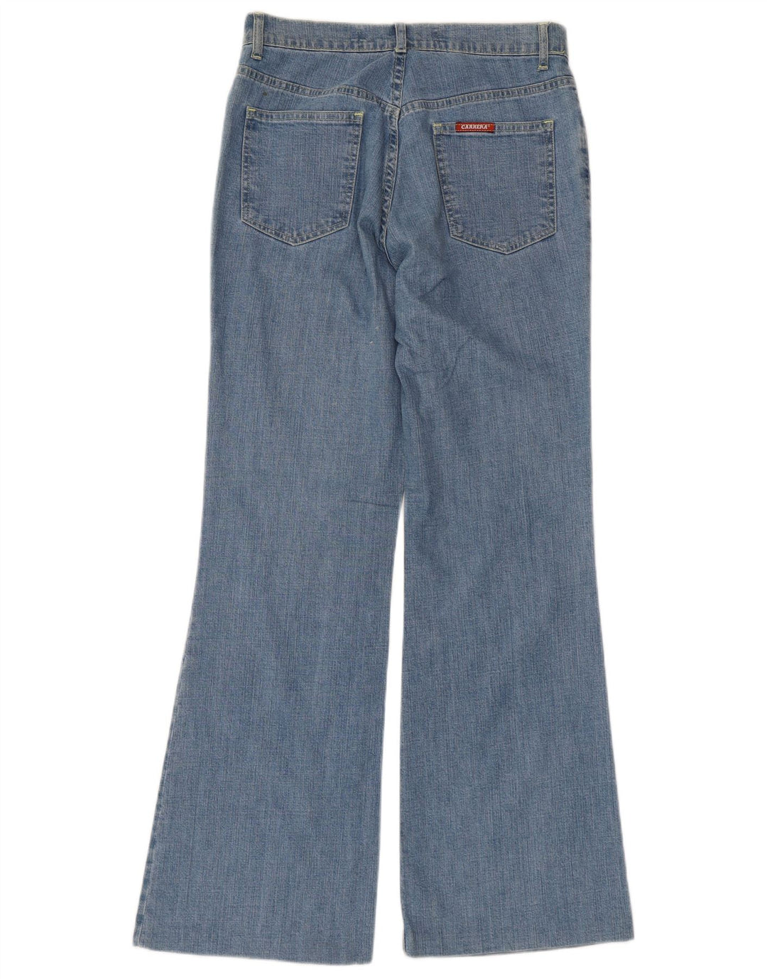 Damskie jeansy rozkloszowane Carrera W29 L29 Niebieskie bawełniane