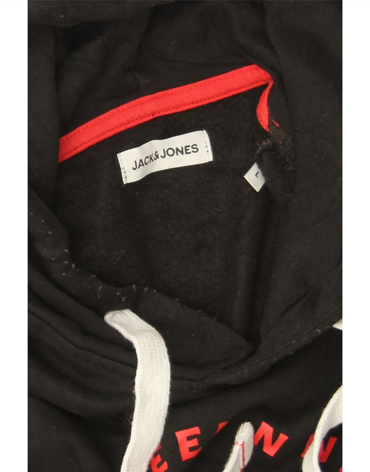 Męski sweter z kapturem Jack & Jones, duży, czarny