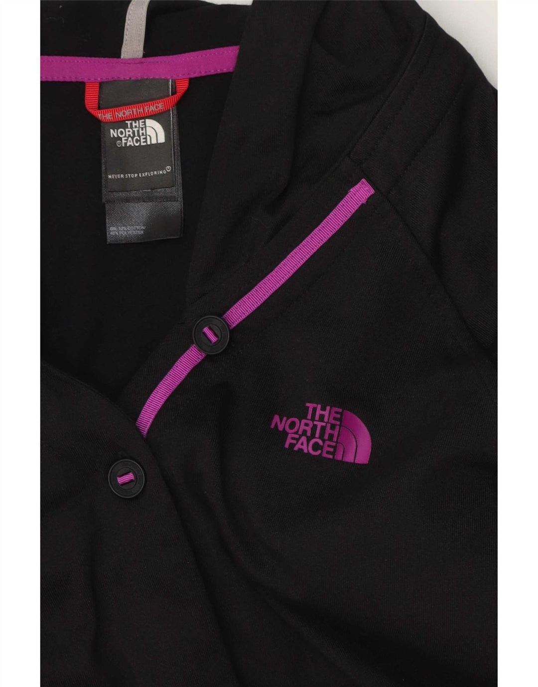 Damska kurtka dresowa z kapturem i kapturem The North Face UK 14, średnia czarna