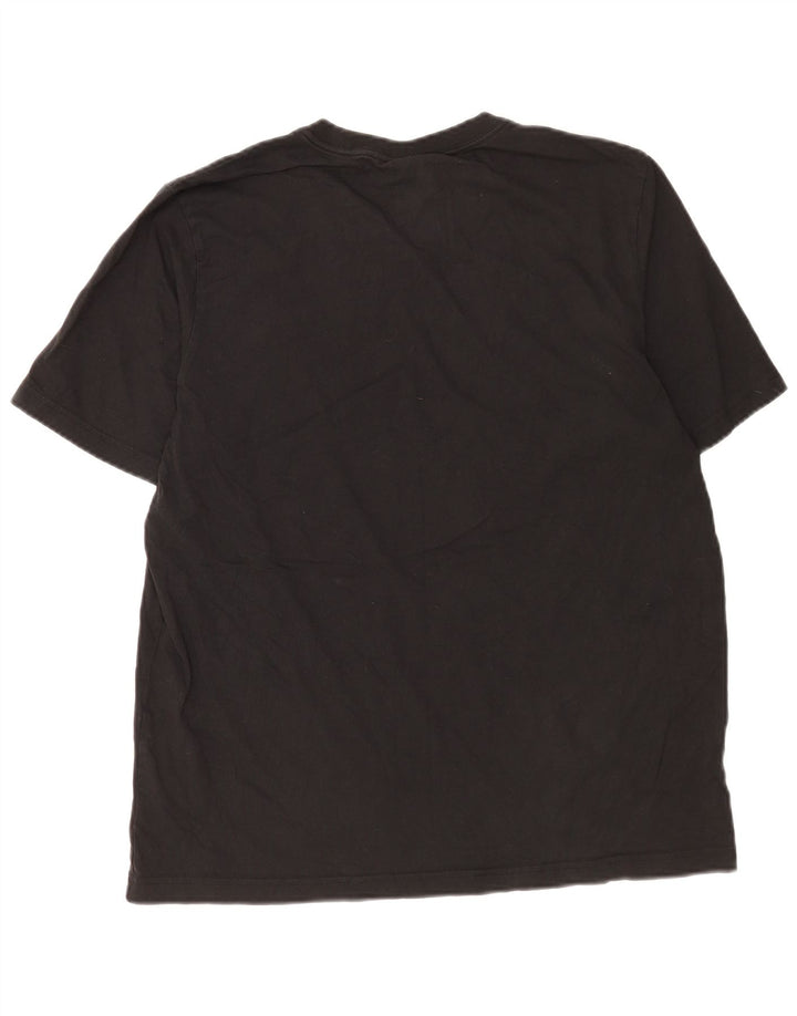 Adidas Męski T-shirt Top Duży Czarny Bawełniany