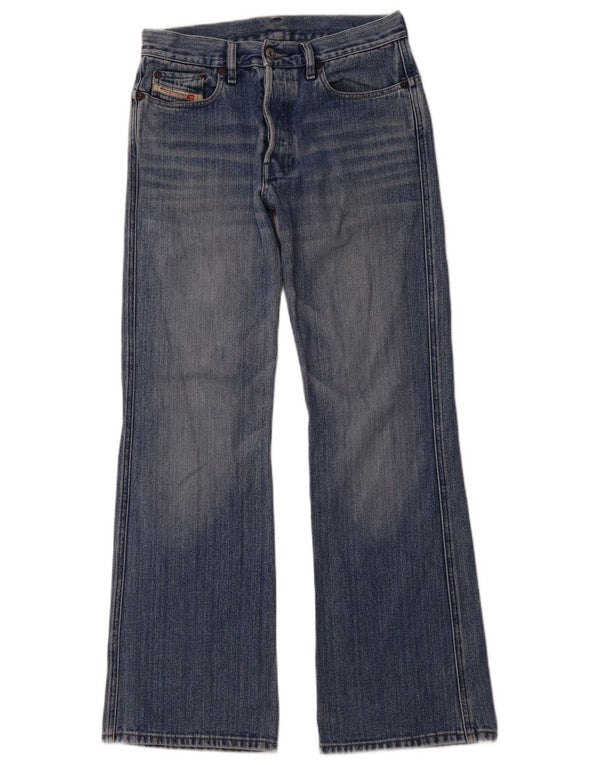 DIESEL Męskie jeansy Bootcut W30 L32 Niebieskie bawełniane