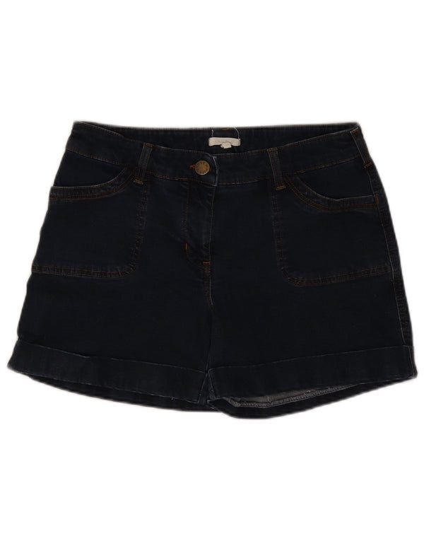 Damskie spodenki jeansowe White Stuff UK 12 Medium W30 Granatowa bawełna
