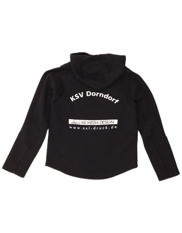 Damski sweter z kapturem i grafiką PUMA UK 10, mały, czarny, bawełniany