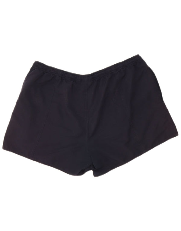 Damskie spodenki sportowe Reebok UK 16, duże, granatowe, poliestrowe