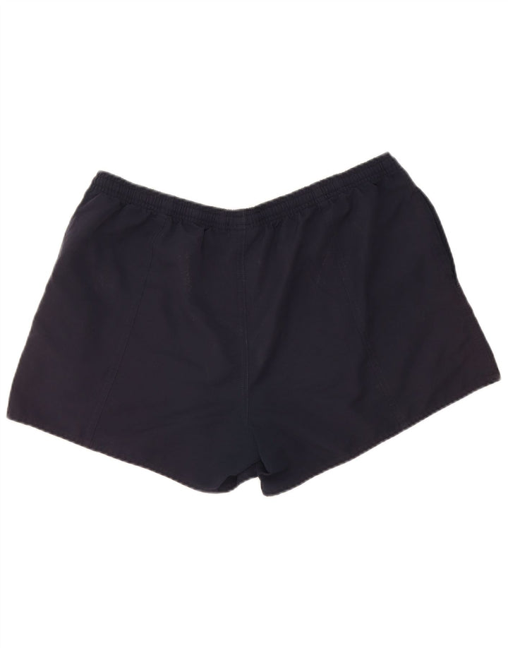 Damskie spodenki sportowe Reebok UK 16, duże, granatowe, poliestrowe