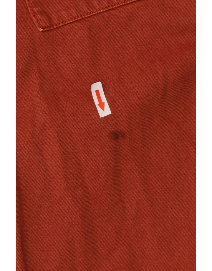Męska koszula dżinsowa Jack & Jones, mała, brązowa, bawełniana