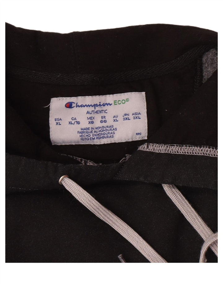 Męski sweter z kapturem Champion XL w kolorze czarnym