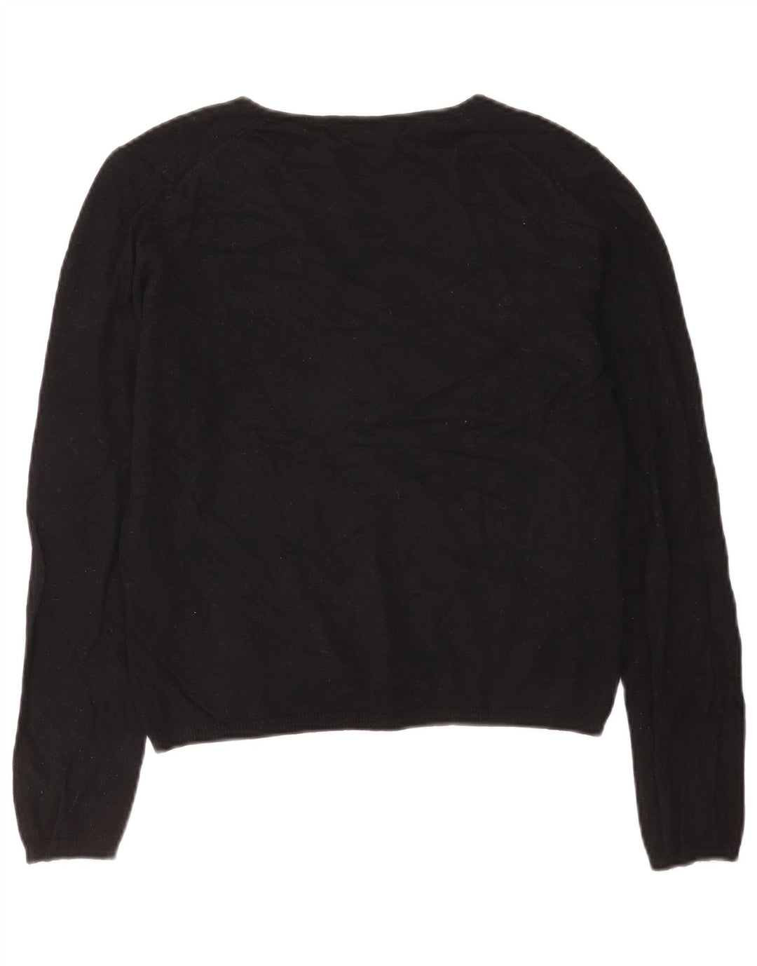 Marks & Spencer Damski sweter z dekoltem w kształcie litery V, UK 14, średni czarny