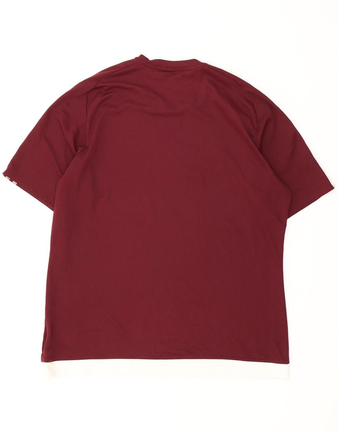 Adidas Męska koszulka Climalite Top, duża, bordowa, z poliestru
