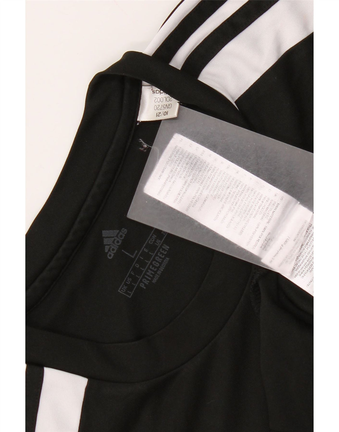 Męska koszulka Adidas Aeroready Top, duża, czarna, poliestrowa z blokami kolorów