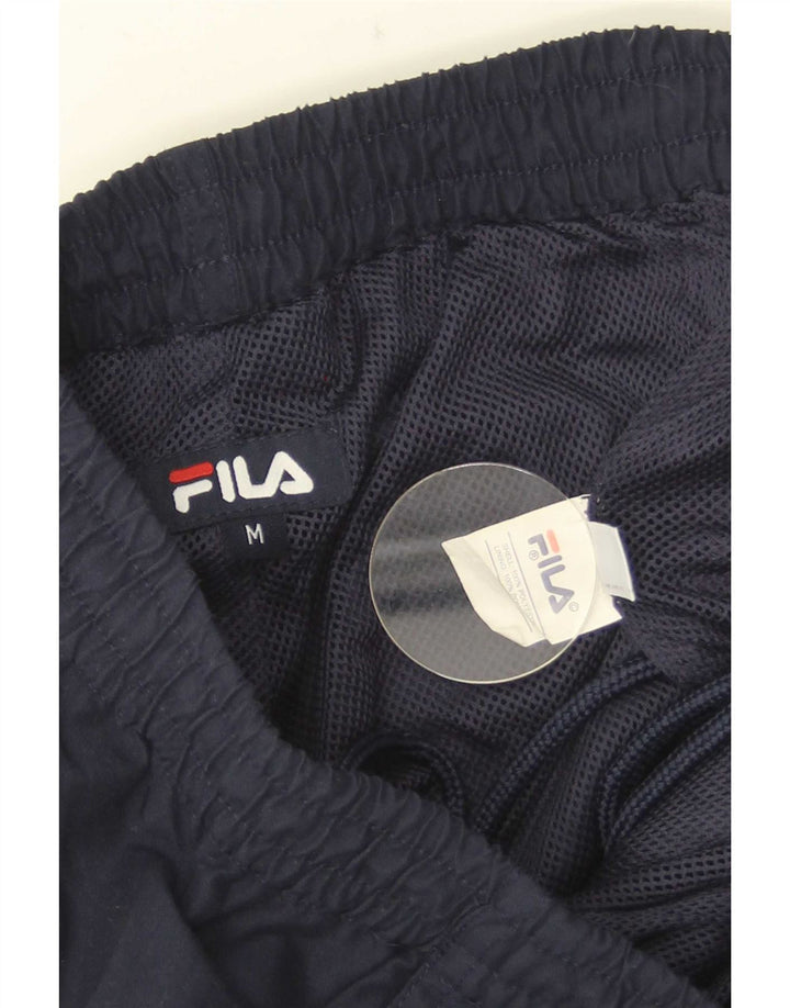 Męskie spodenki sportowe Fila Graphic Bermuda w kolorze średniego granatu