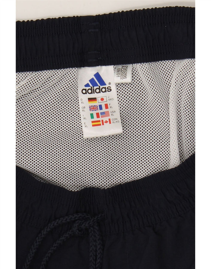 ADIDAS Mens Graphic Sport Shorts XL Black Polyamide Vintage Adidas and Second-Hand Adidas from Messina Hembry 