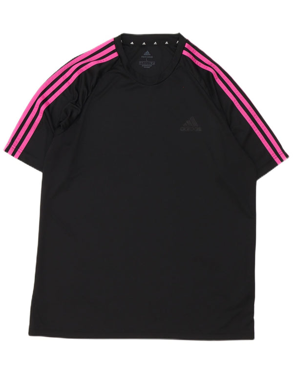 Męska koszulka Adidas Aeroready Top, duża, czarna, z poliestru