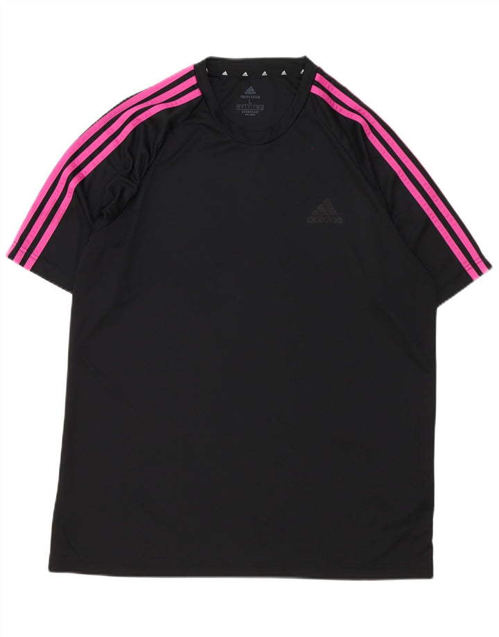Męska koszulka Adidas Aeroready Top, duża, czarna, z poliestru