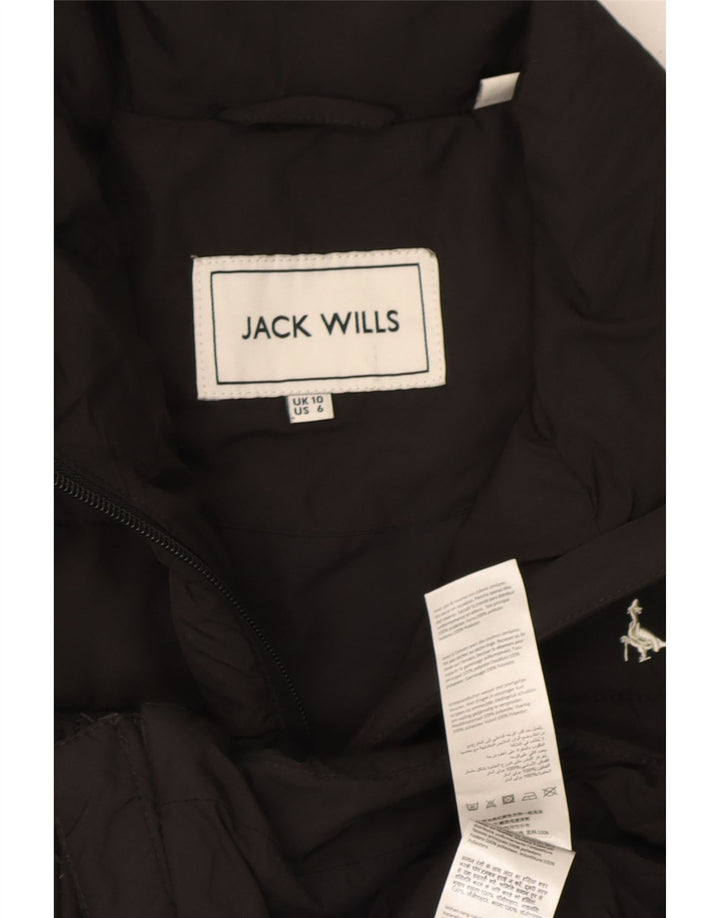 Damska wyściełana kamizelka Jack Wills UK 10, mała, czarna, poliester