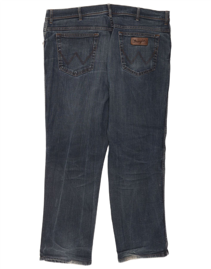 Męskie jeansy Wrangler Texas Straight W40 L30 Niebieskie bawełniane