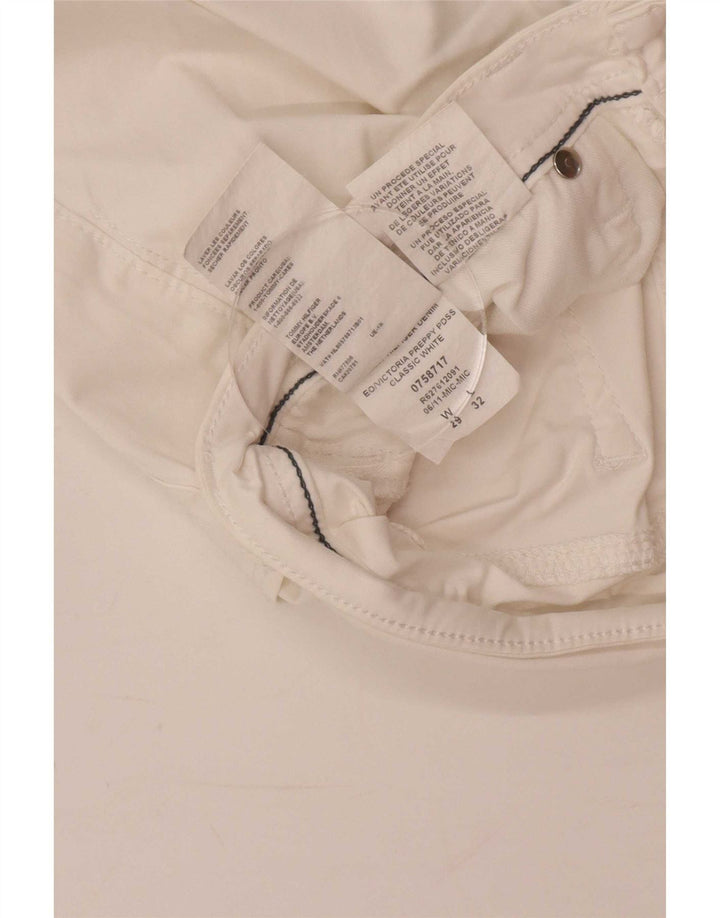 Damskie spodenki codzienne Tommy Hilfiger średnie W29, biała bawełna