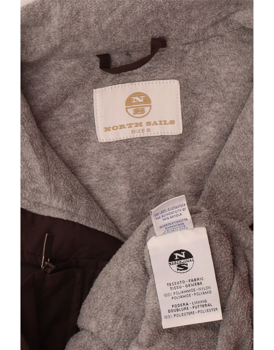 Męska kurtka bomberka NORTH SAILS UK 36 Small Brown Poliamid