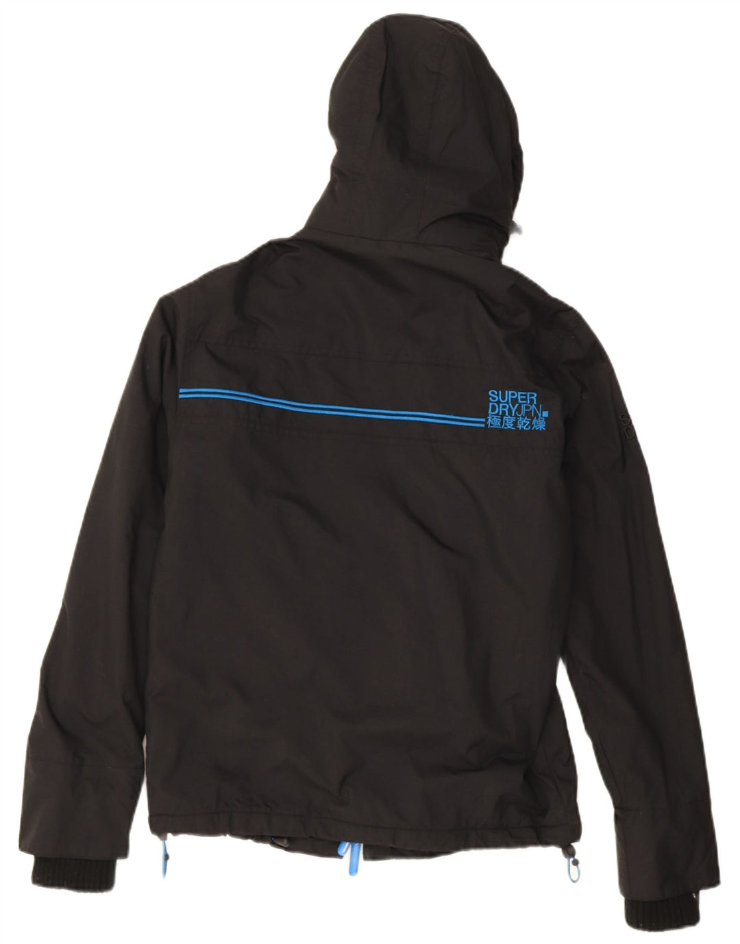 Męska kurtka wiatrówka Superdry The Windcheater Graphic UK 36 Small Black