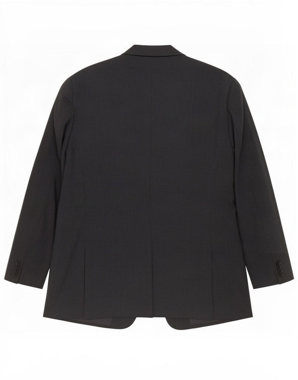 Giorgio Armani Męska marynarka zapinana na 2 guziki IT 52 XL Czarna w prążki