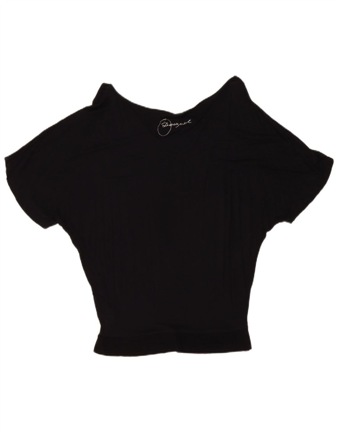 Damska bluzka Desigual Graphic Batwing Top UK 10 Small Black Geometric
