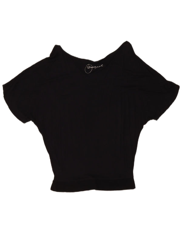Damska bluzka Desigual Graphic Batwing Top UK 10 Small Black Geometric