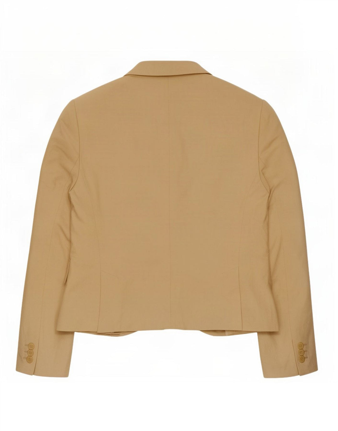 Damska marynarka Massimo Dutti zapinana na 1 guzik EU 44 XL, beżowa, lniana