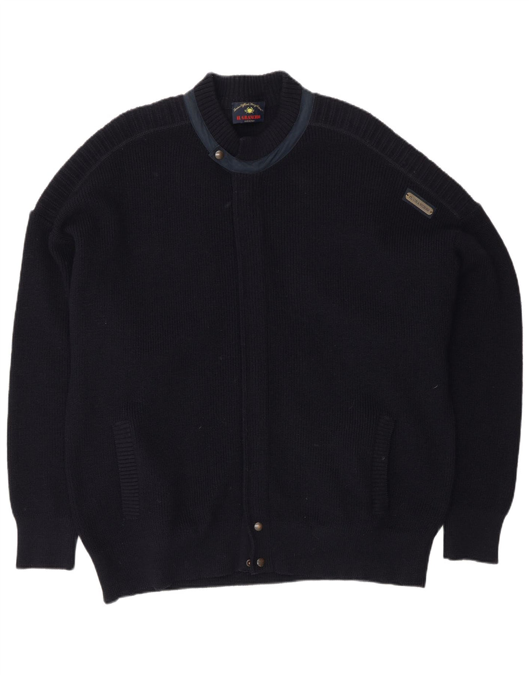Il Granchio Męski sweter rozpinany XL granatowy