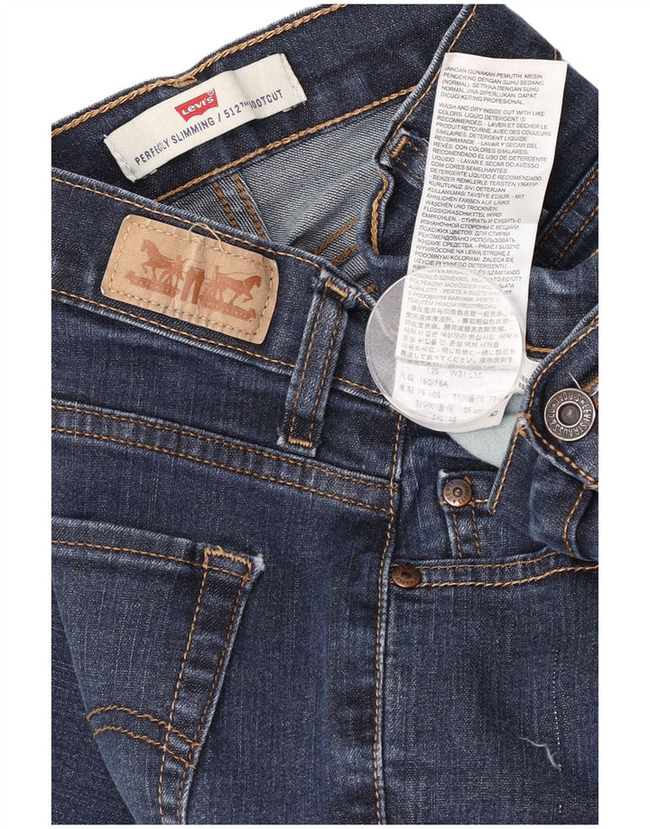 Levi's Damskie 512 Doskonale Wyszczuplające Dżinsy Bootcut W31 L30 Niebieskie Bawełniane