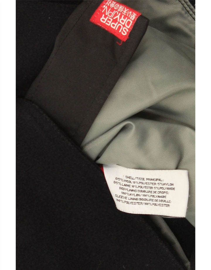 Męska kurtka wojskowa Superdry Graphic UK 38 Średni granatowy wełniany