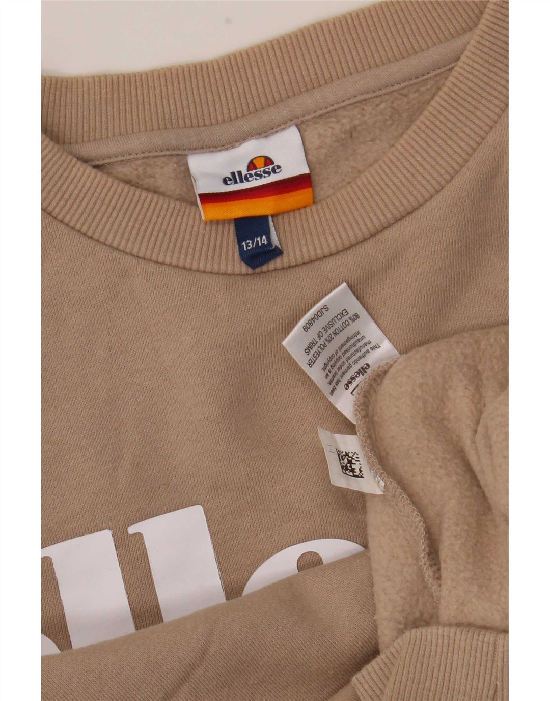Bluza chłopięca Ellesse z grafiką, 13-14 lat, brązowa, bawełniana