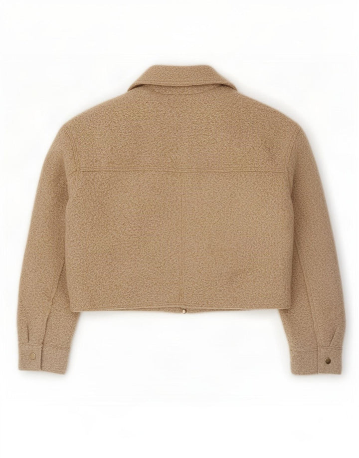 Damska kurtka bomberka Zara Oversize UK 6 XS, beżowa