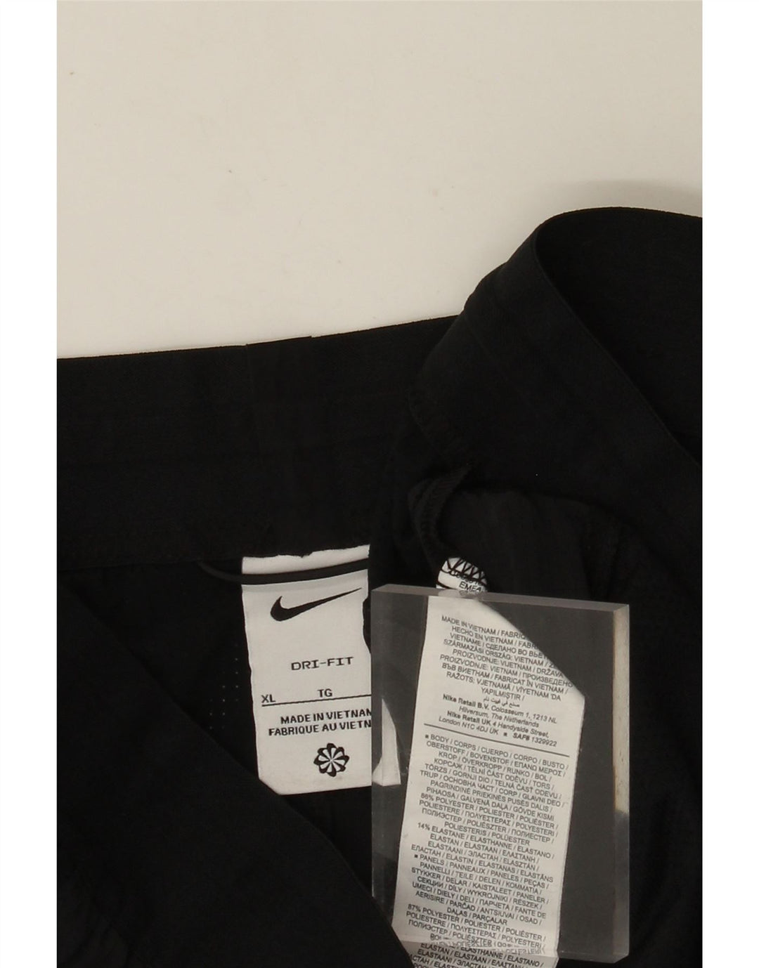 Damskie spodenki sportowe NIKE Dri Fit UK 18 XL, czarny poliester