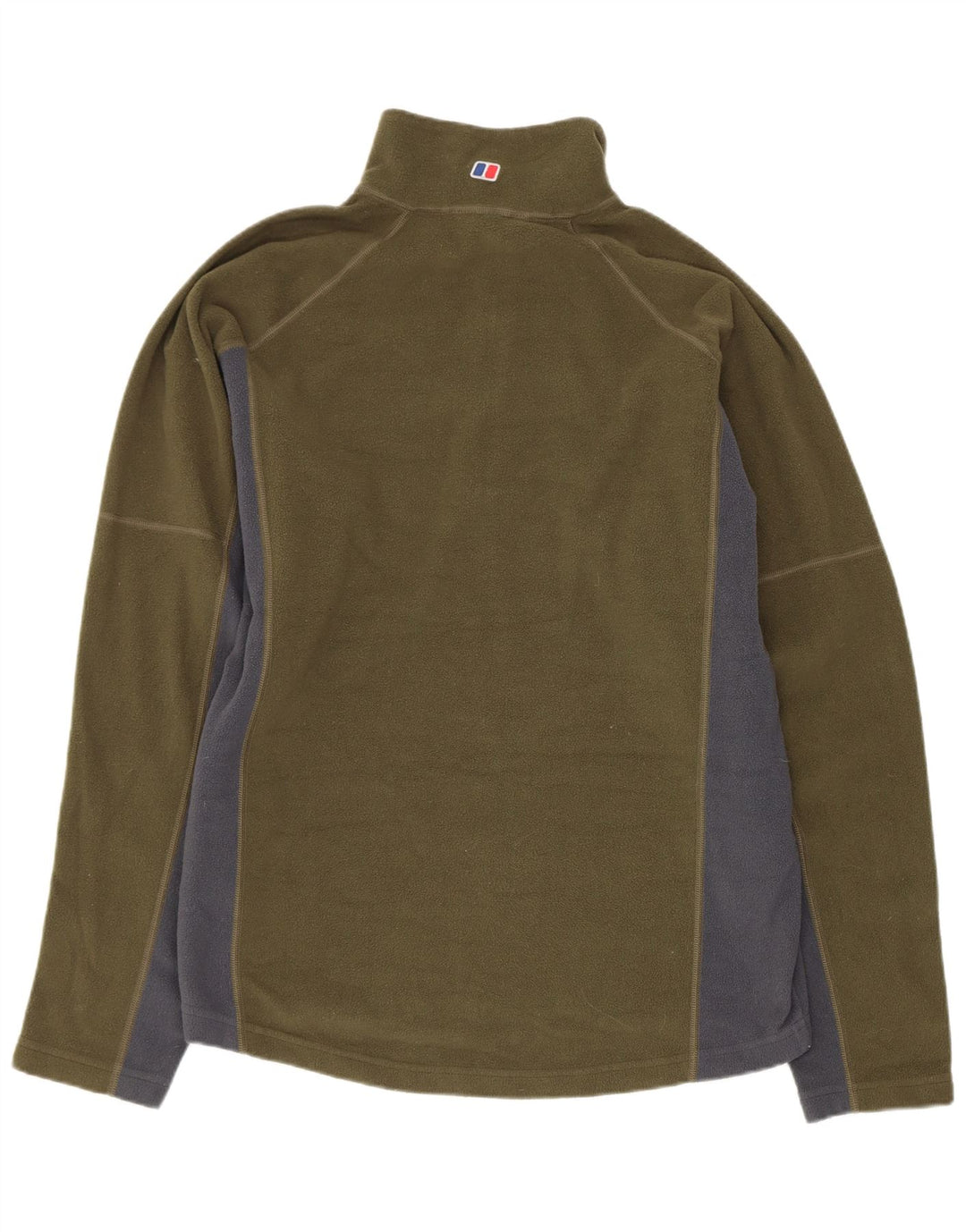 Męski sweter polarowy Berghaus z zamkiem błyskawicznym, poliester w kolorze khaki