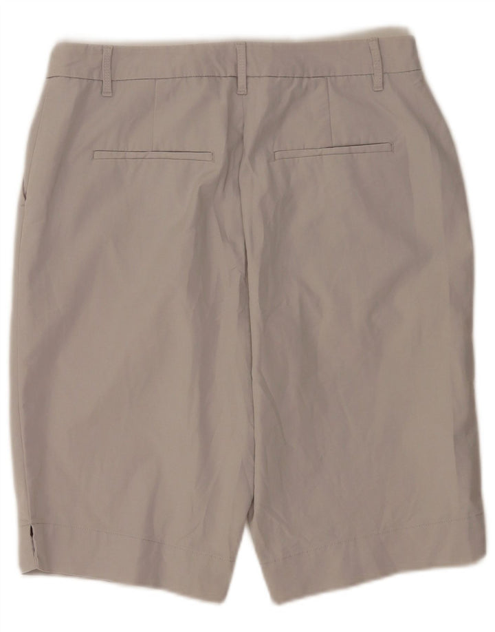 Marks & Spencer Damskie spodenki Chino UK 12 Medium W30 Szara bawełna