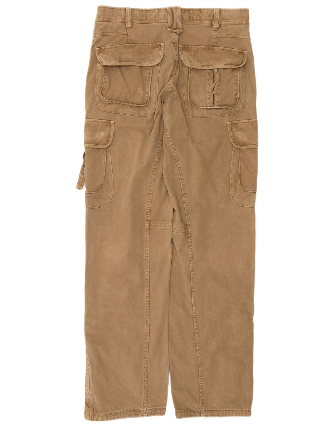 Męskie proste spodnie cargo Blustaff IT 52 XL W38 L34 Beżowa bawełna