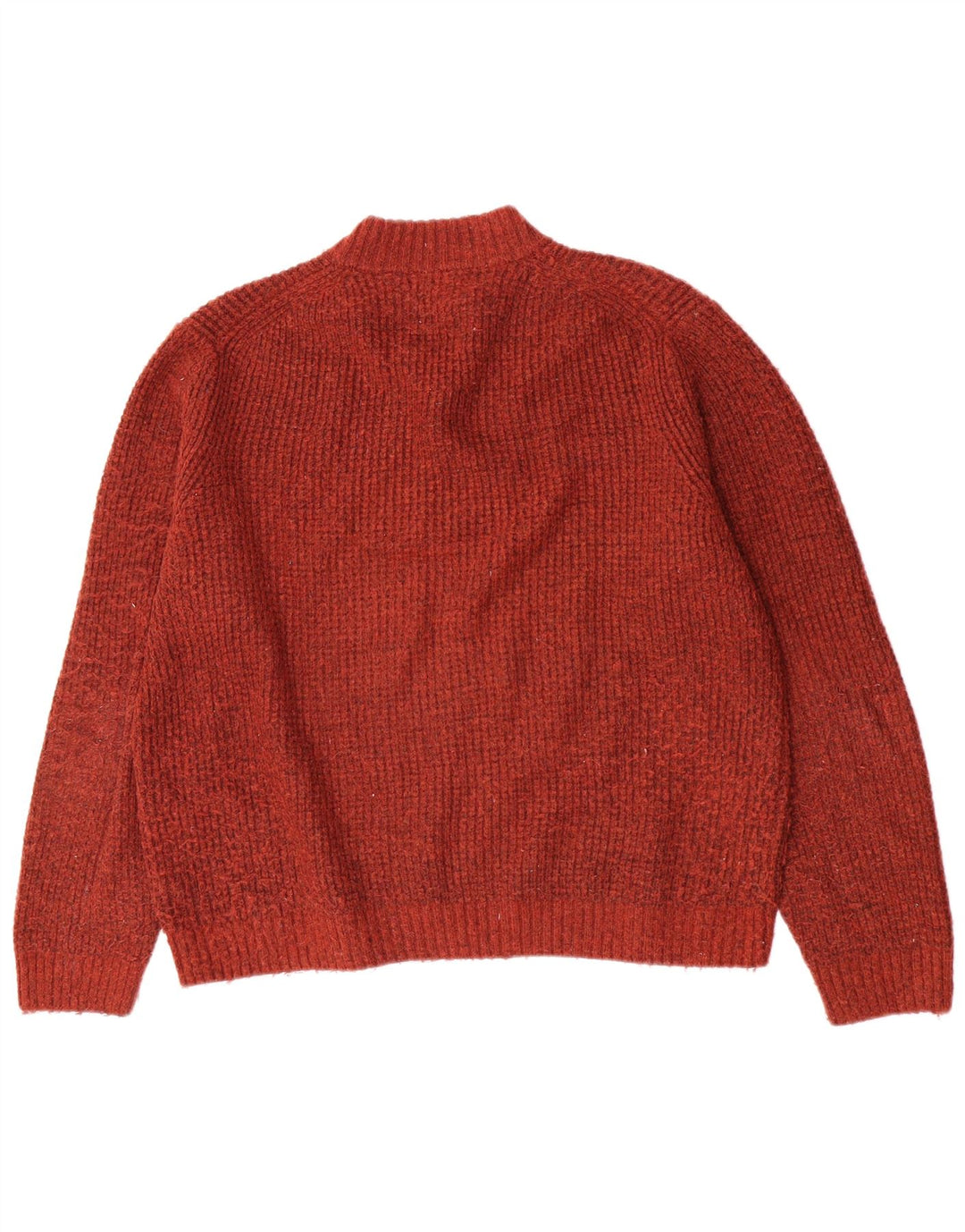 Marks & Spencer Męski sweter z golfem XL, czerwony akryl