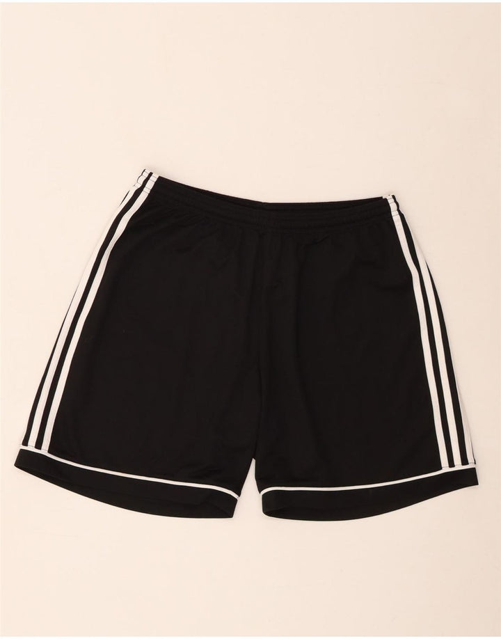 Męskie spodenki sportowe Adidas Climalite, duże, czarne, poliestrowe