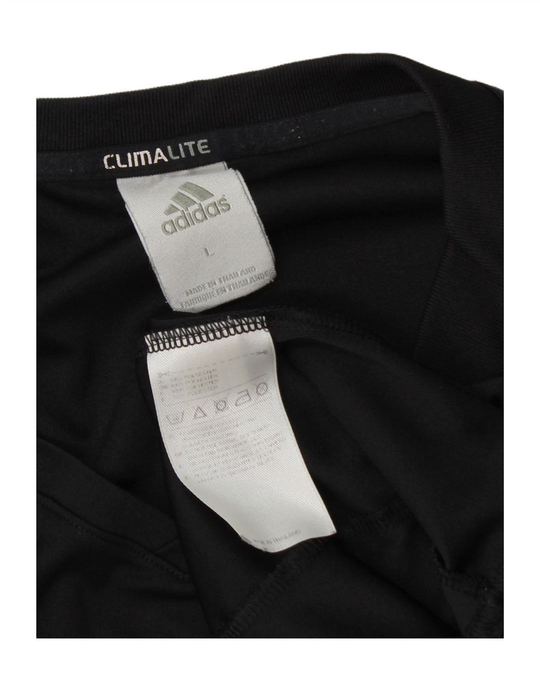 Adidas Męski T-shirt Top Duży Czarny Poliester