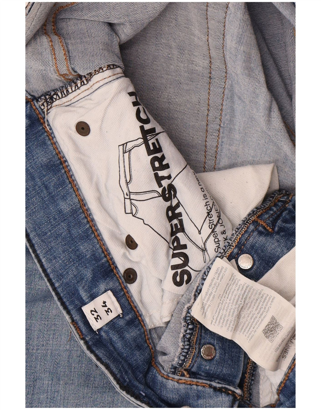 Męskie jeansy Jack & Jones GLENN Slim W32 L34 Niebieska bawełna